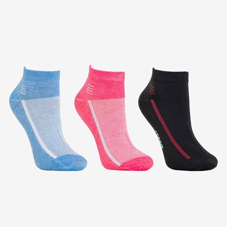 3 colored women's socks / pack - Socks
