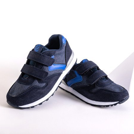 Children's dark blue sports shoes Anef- Footwear