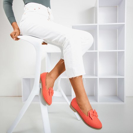Coral loafers with Flavisa bow - Footwear 1