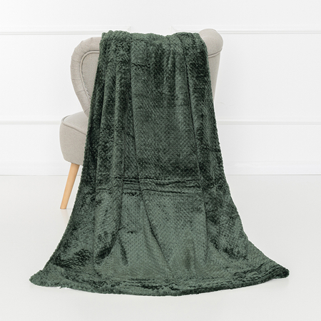 Dark green quilt blanket 160x200 - Blankets