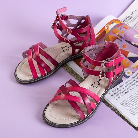 Fuchsia children's Martinis sandals - Footwear