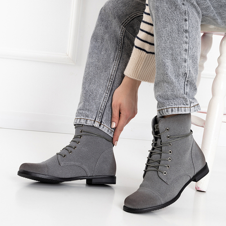 Gray women's boots Koliera- Footwear