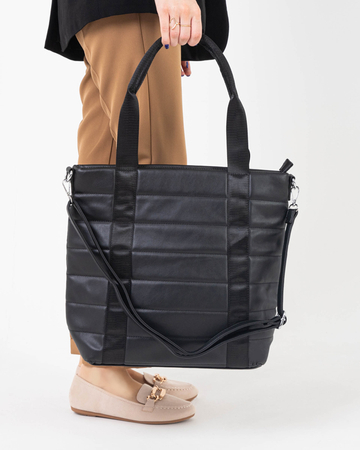 Ladies 'black bag with an additional strap - Accessories