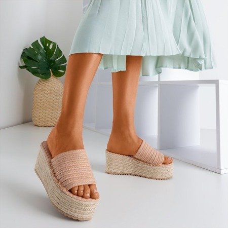 Light brown Hlois Platform Sandals - Footwear