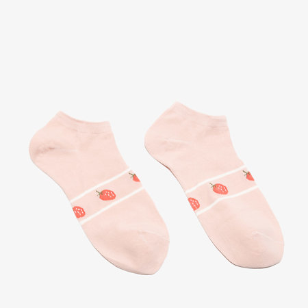 Light pink women's ankle socks - Underwear