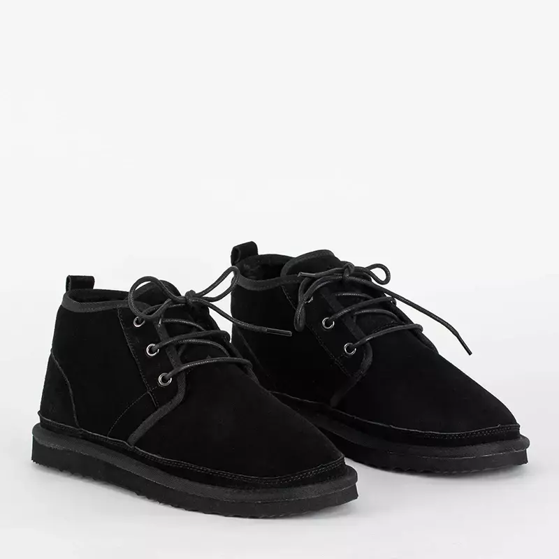 OUTLET Men's black snow boots Gavin - Footwear