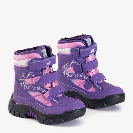 Violet girls 'snow boots Sine - Footwear