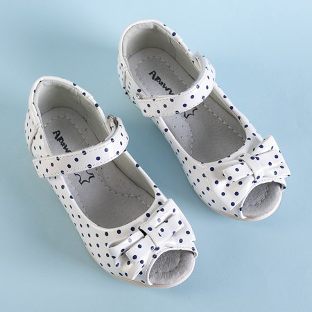 White girls 'ballerinas with polka dots Nasana - Footwear