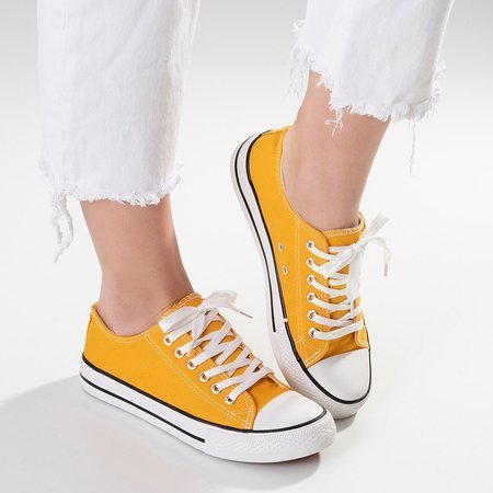 Yellow Gabrela women's sneakers - Footwear