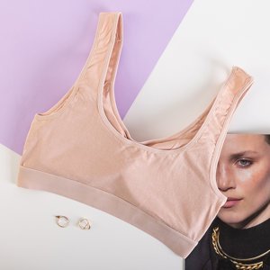 Beige fabric bra for women - Underwear
