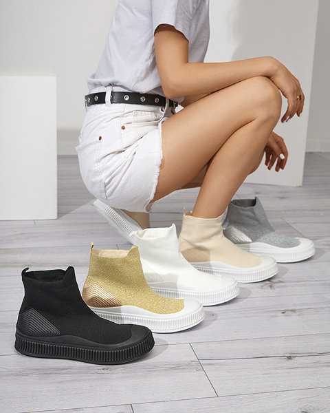 Bejoko White Women's Sneakers - Footwear