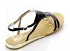 Black Akiama Flat Sandals - Footwear
