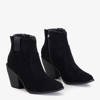 Black Cliona women's cowboy boots - Footwear