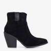 Black Cliona women's cowboy boots - Footwear