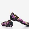 Black Meliski shoes with Copteria flamingo print - Footwear 1