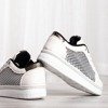 Black and white sports shoes with Narcela mesh insert - Footwear
