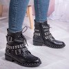 Black bags with studs and zippers Tessa - Footwear