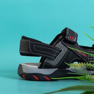Black boys 'sandals with Velcro Mediu - Footwear
