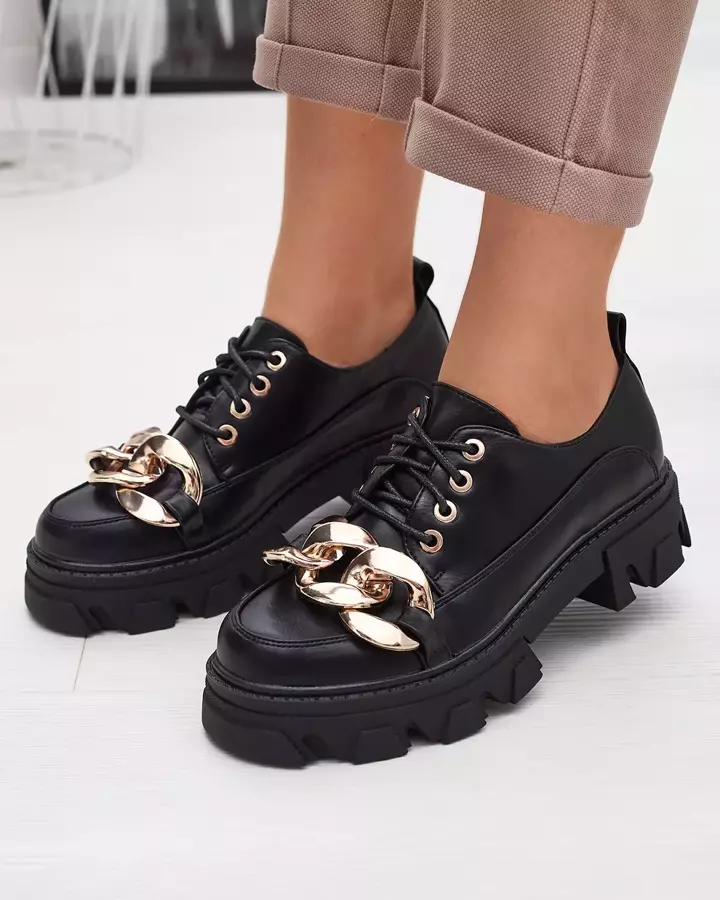 Black flat shoes Eqoia - Footwear