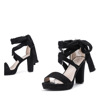 Black high-heel sandals Luana - Footwear 1