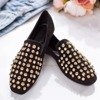 Black loafers with Dilli studs - Footwear 1