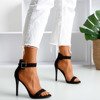 Black sandals on a higher heel Suella - Footwear 1