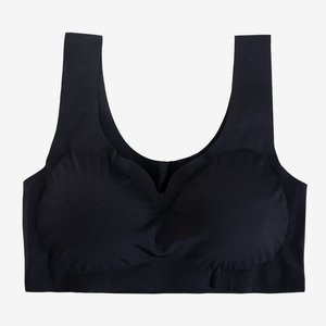 Black seamless women's bra - Underwear