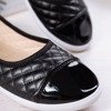 Black slip on with Fatima quilted upper - Footwear