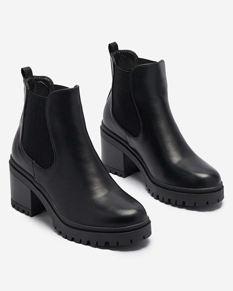 Black women's boots on a post Foccillo- Footwear