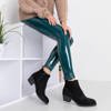 Black women's boots with a flat heel Reqvo - Shoes