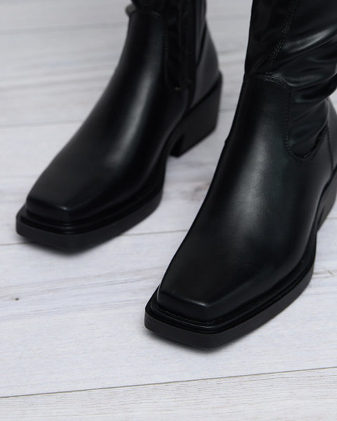 Black women's high boots Safog - Footwear