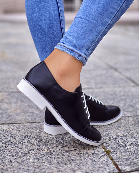 Black women's shoes Uwem- Footwear