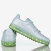 Blue LED Luminous Led Sneakers - Footwear
