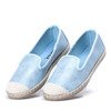 Blue leatherette espadrilles Serenah - Footwear