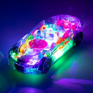 Children's transparent luminous car - Toys