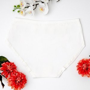 Classic women's ecru briefs - Underwear