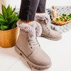 Clotilde gray insulated hiking boots - Footwear