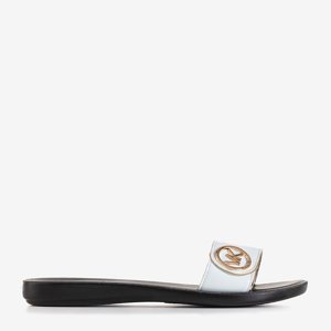 Corsica women's white slippers - Footwear