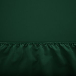 Cotton green sheet with an elastic band 200x220 - Sheets