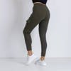Dark green insulated women's sweatpants - Clothing