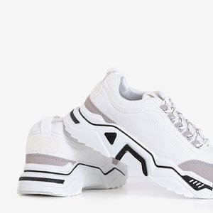 Eridan women's white sports shoes - Footwear