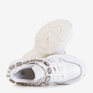Frewan women's white sports shoes - shoes