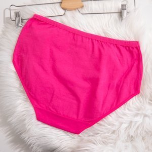 Fuchsia women's panties PLUS SIZE - Underwear
