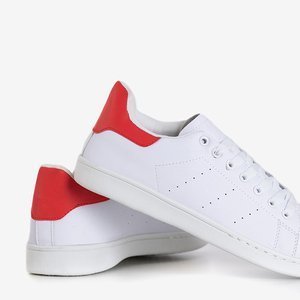 Giselle white and red sneakers - Footwear