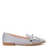 Gray loafers with Karmanellia ornament - Footwear 1