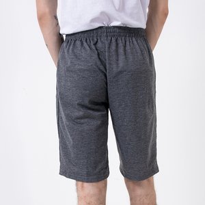 Gray men's shorts - Clothing