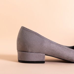 Gray pumps for women Naliza- Footwear