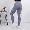 Gray women's combat pants with pockets - Clothing