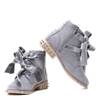 Grey, suede with studs workery Paisley - Shoes