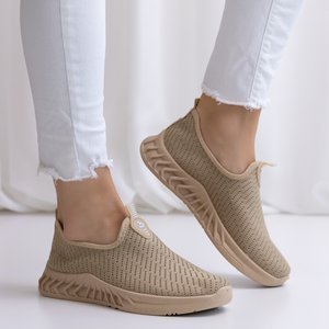 Hella beige slip on women's sports shoes - Footwear